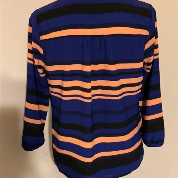 Skies are Blue Nordstrom Stripe Blouse Top Small - Picture 3 of 8